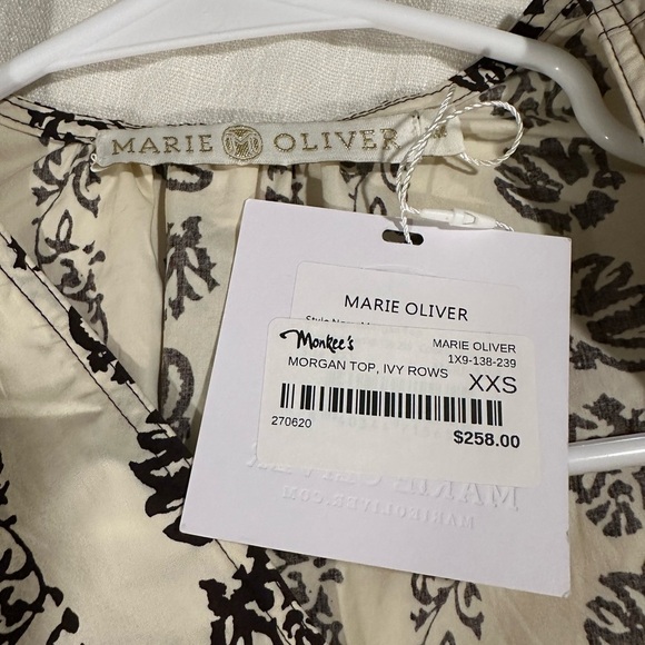 NWT Marie Oliver Morgan Top Ivy Rows XXS - Picture 7 of 8